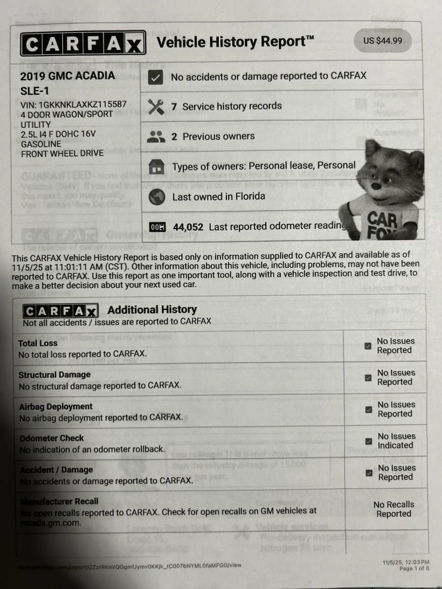 Used 2019 GMC Acadia SLE image 21