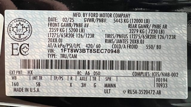 Used 2025 Ford F350 Lariat w/ Black Appearance Package AWD/4WD image 61