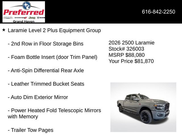 New 2026 RAM 2500 Laramie image 6