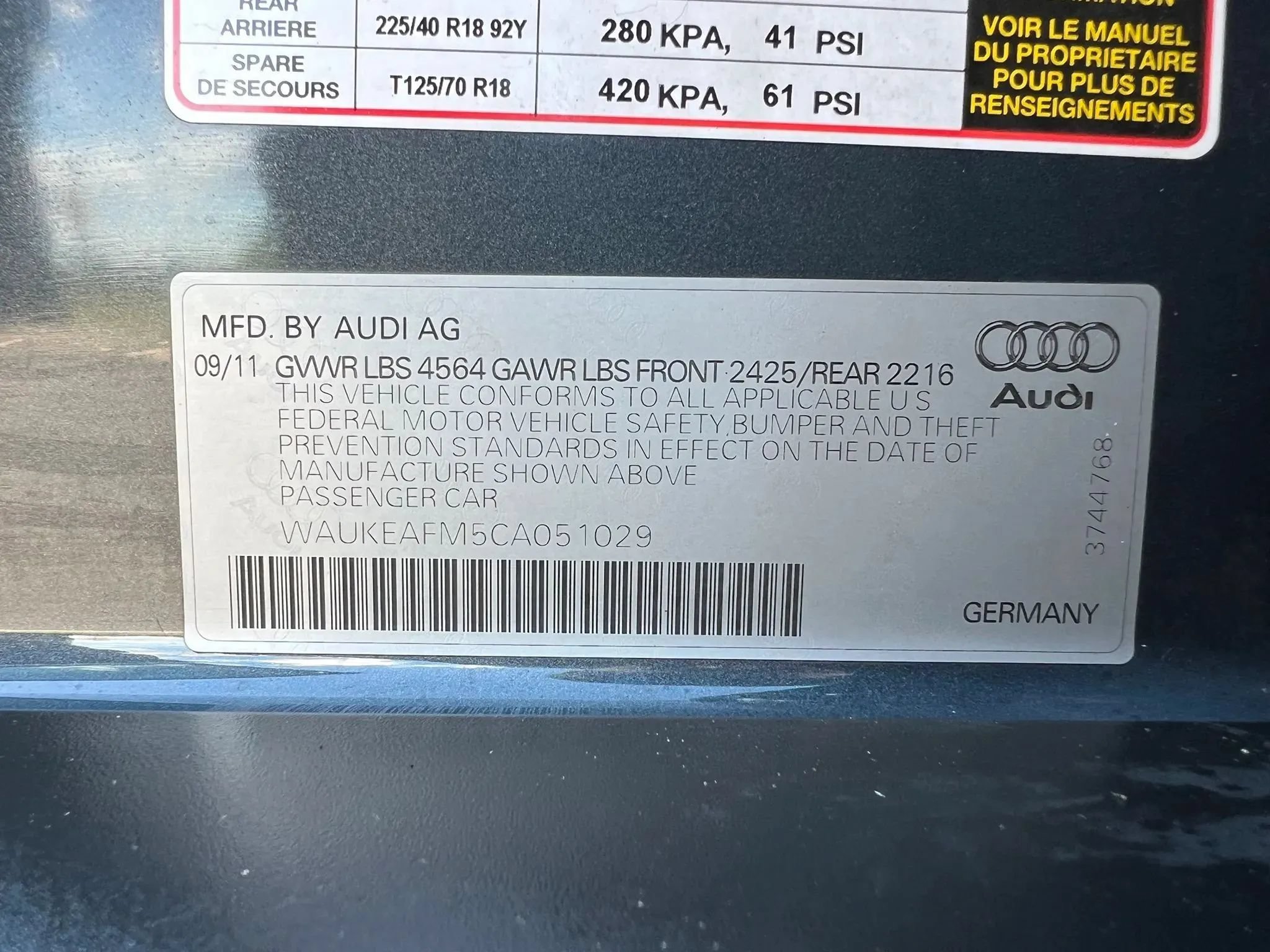 Used 2012 Audi A3 2.0T Premium Plus w/ Premium Plus Package FWD image 49