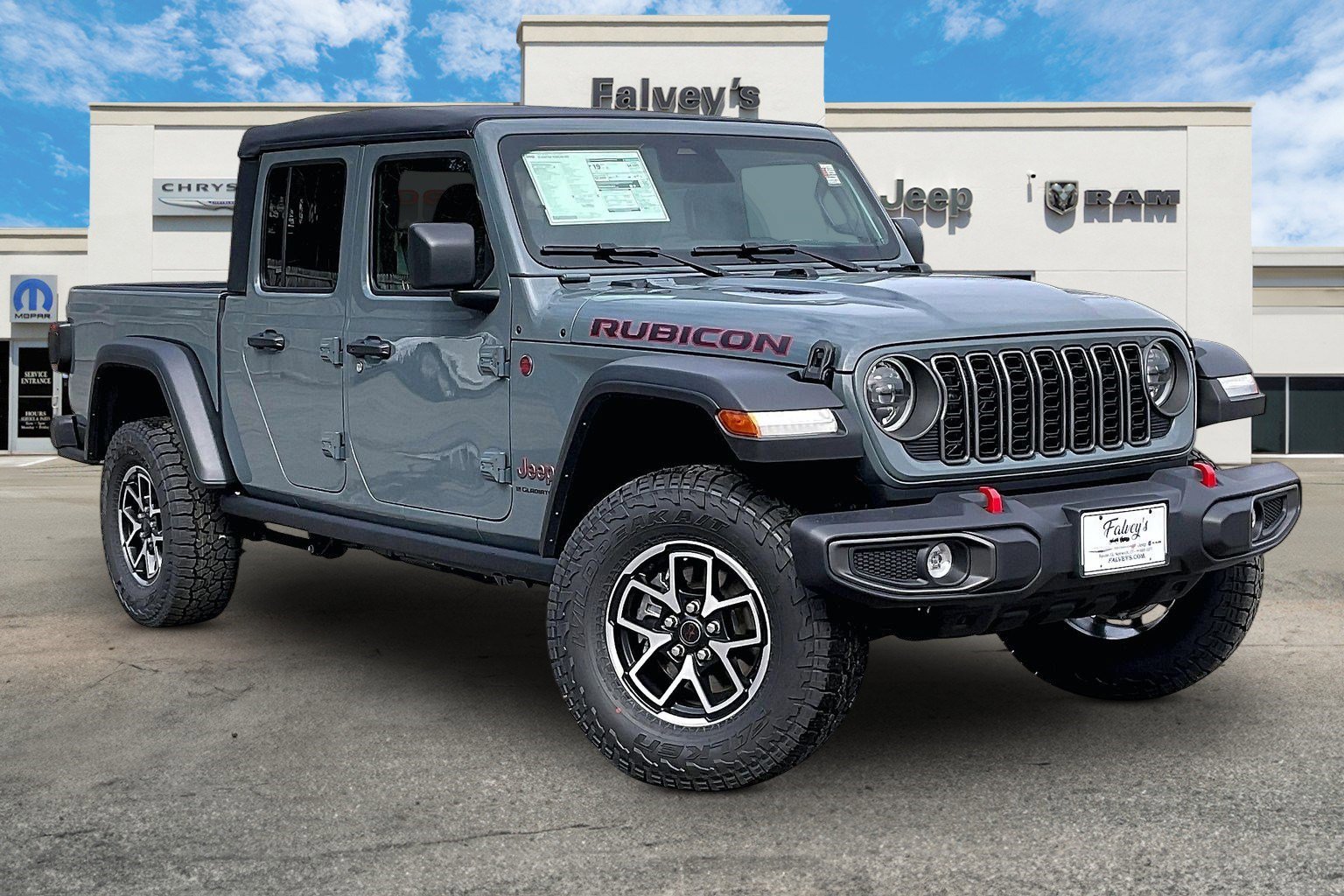 New 2026 Jeep Gladiator Rubicon w/ Steel Power Dome Hood Package image 2