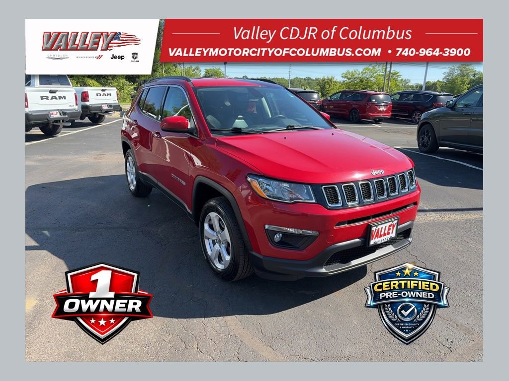 Certified 2020 Jeep Compass Latitude w/ Cold Weather Group AWD/4WD image 1