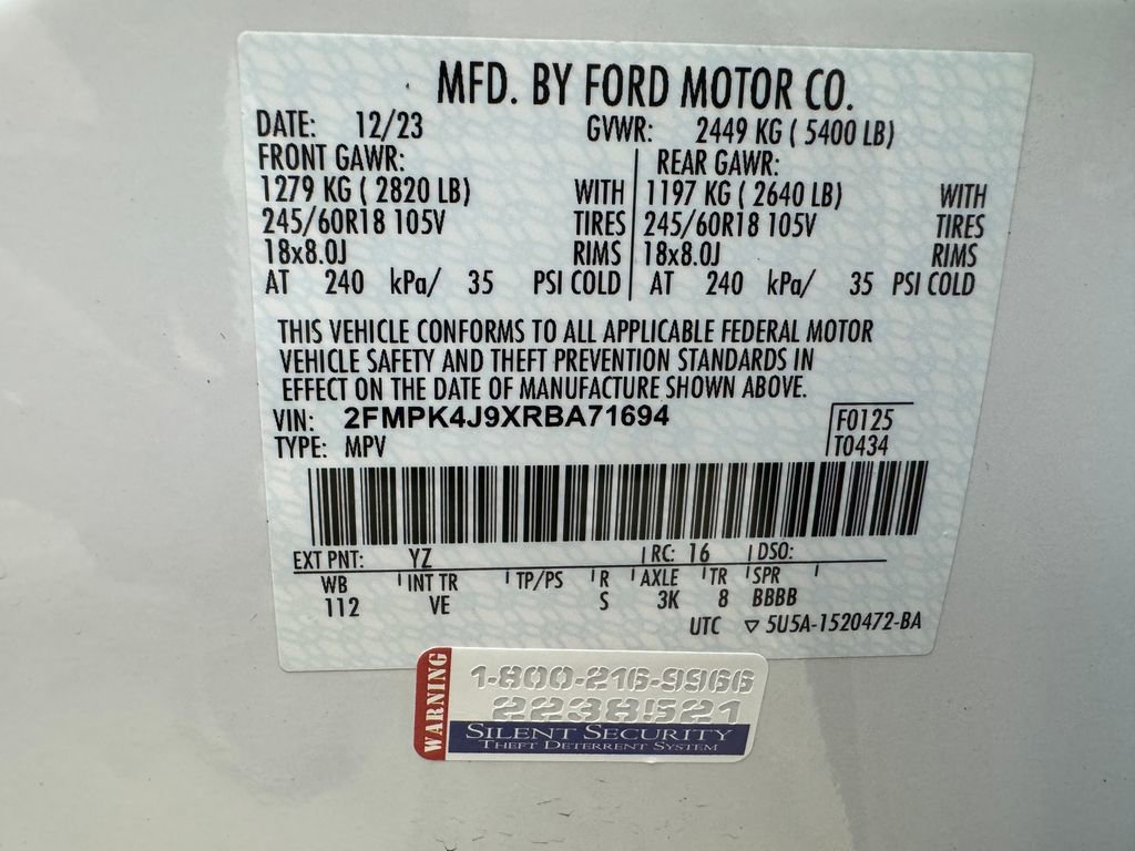 Certified 2024 Ford Edge SEL AWD/4WD image 30