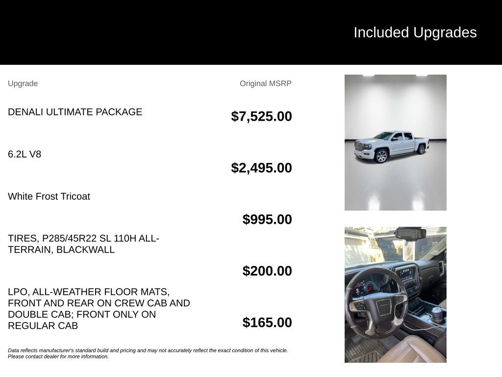 Used 2018 GMC Sierra 1500 Denali w/ Denali Ultimate Package AWD/4WD image 7