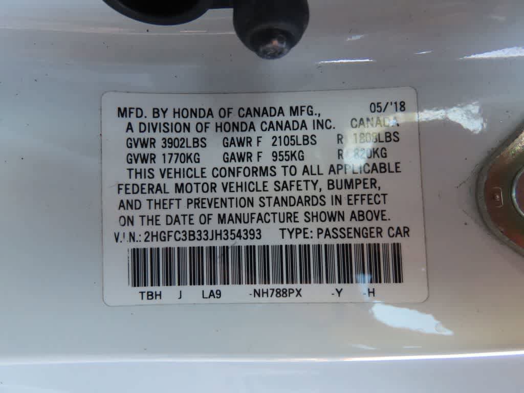 Used 2018 Honda Civic EX-T image 24