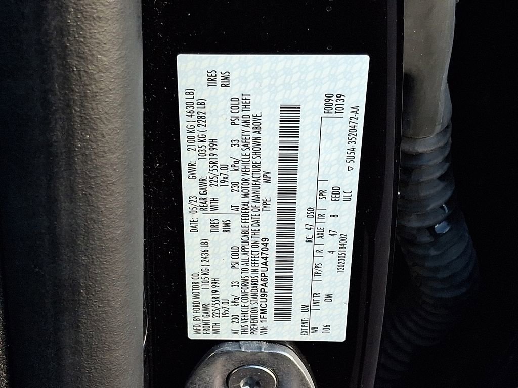 Certified 2023 Ford Escape ST-Line Elite w/ Premium Technology Package image 25