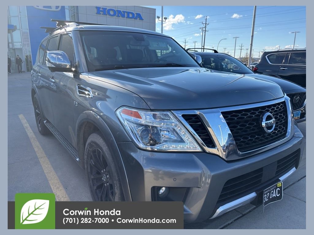 Used 2017 Nissan Armada Platinum w/ Captain Seat Package AWD/4WD image 1