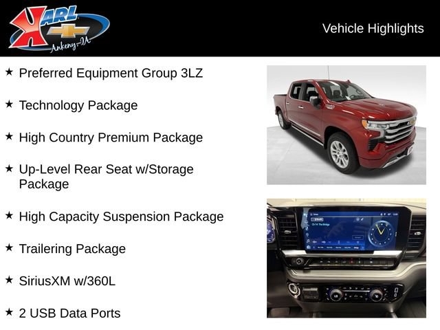 Certified 2024 Chevrolet Silverado 1500 High Country w/ High Country Premium Package AWD/4WD image 2
