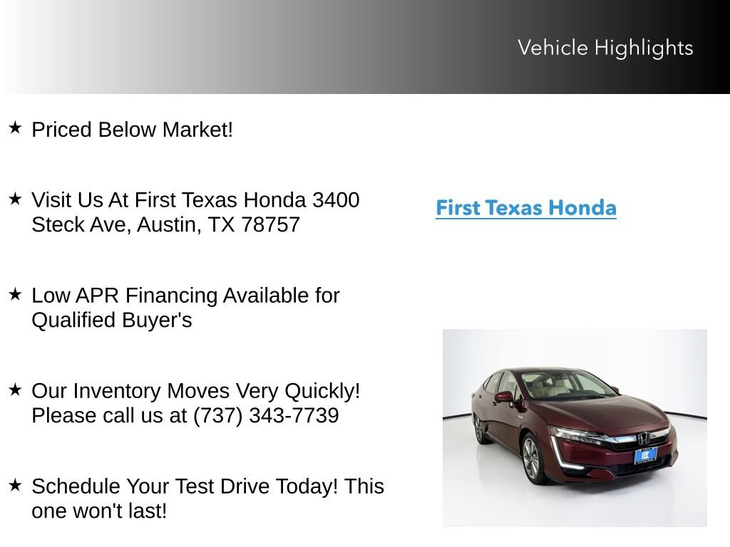 Used 2018 Honda Clarity Touring image 10