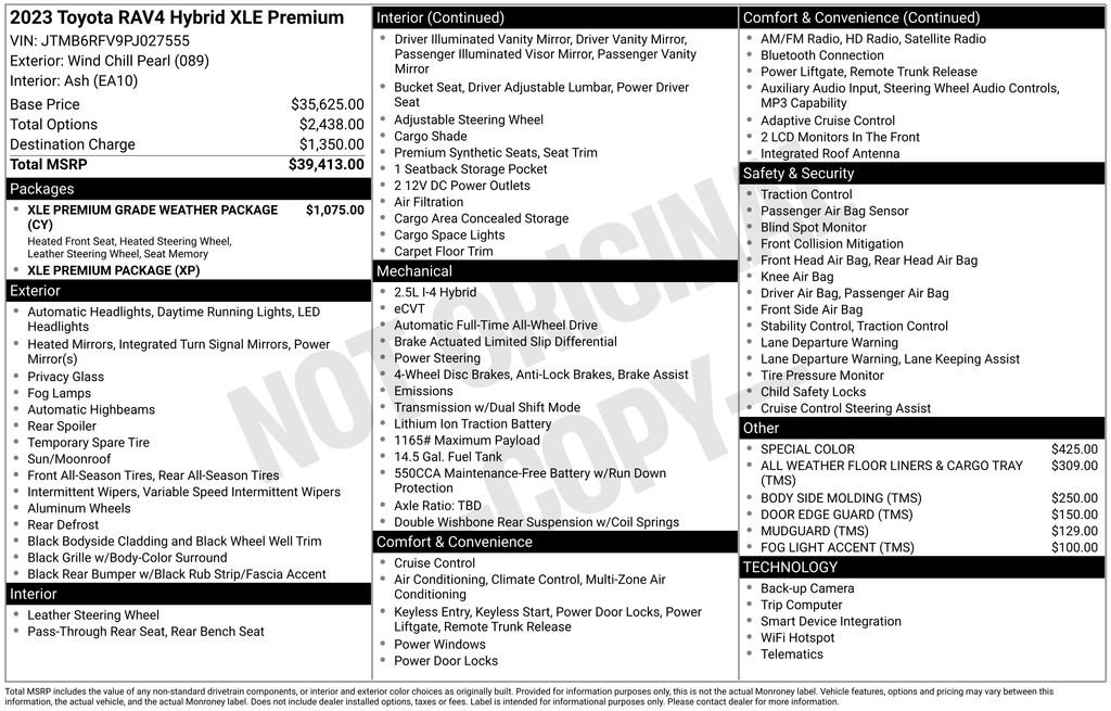 Certified 2023 Toyota RAV4 XLE Premium AWD/4WD image 27