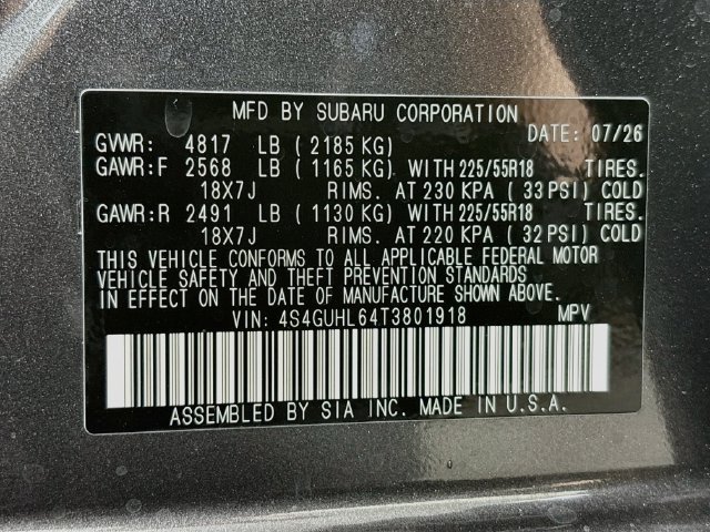 New 2026 Subaru Crosstrek 2.5i Limited AWD/4WD image 30