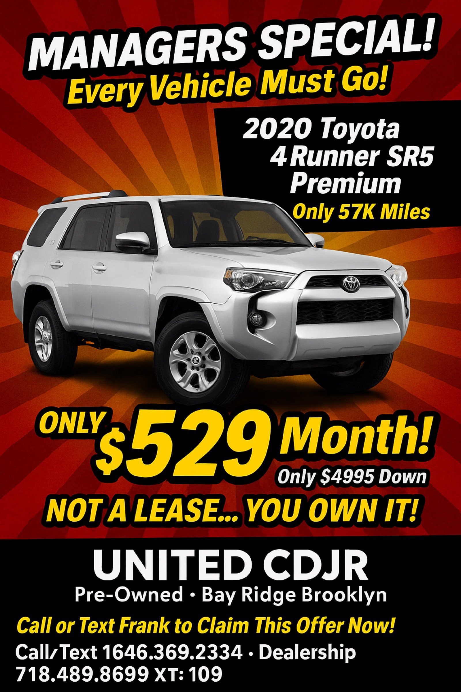 Used 2020 Toyota 4Runner Limited