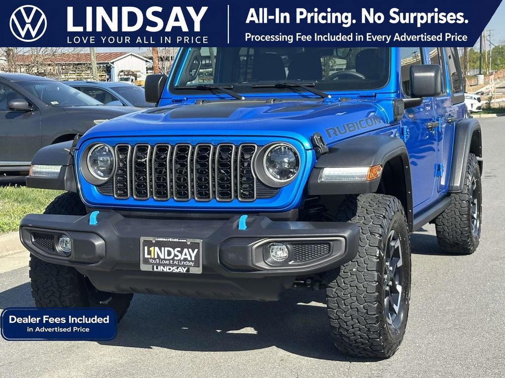 Used 2024 Jeep Wrangler Unlimited Rubicon 4xe AWD/4WD image 4