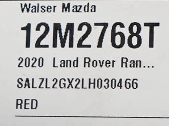 Used 2020 Land Rover Range Rover Evoque R-Dynamic SE AWD/4WD image 33