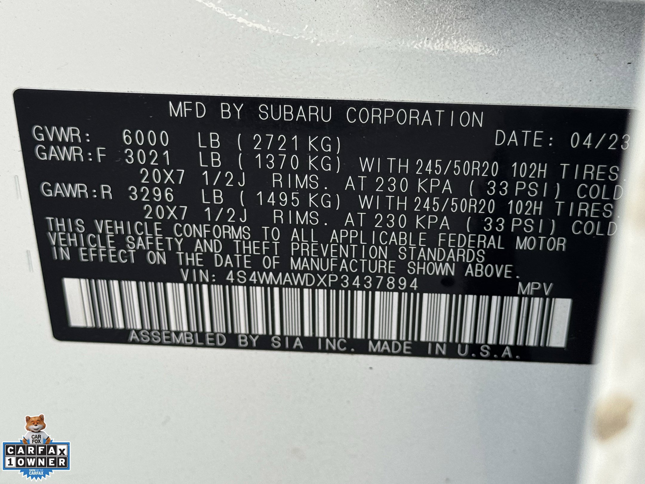 Used 2023 Subaru Ascent Touring AWD/4WD image 13