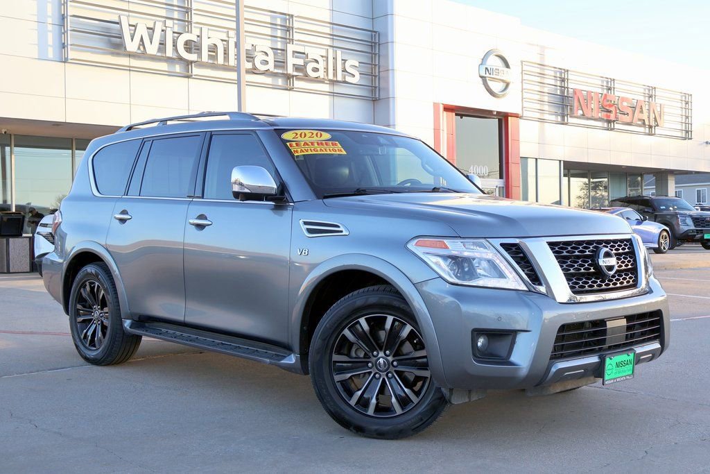 Used 2020 Nissan Armada Platinum w/ Captain's Chairs Package image 1