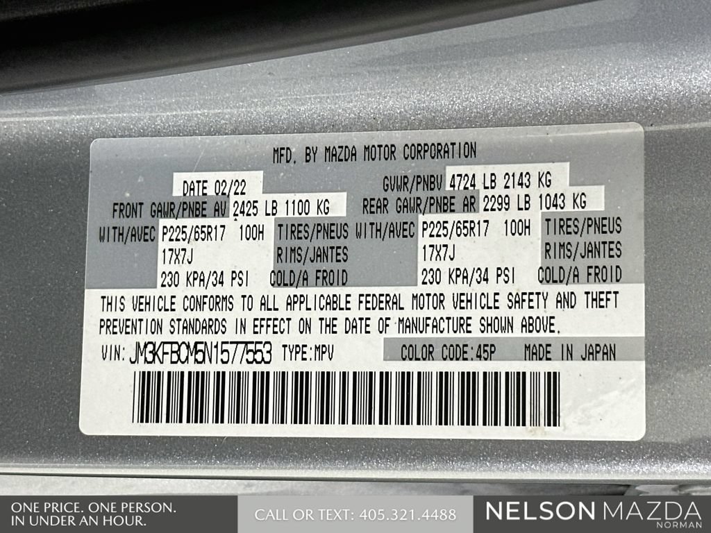Used 2022 MAZDA CX-5 AWD 2.5 S image 33