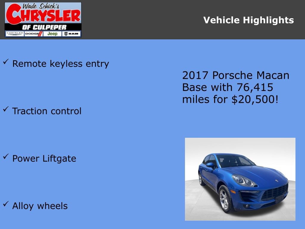 Used 2017 Porsche Macan AWD/4WD image 7