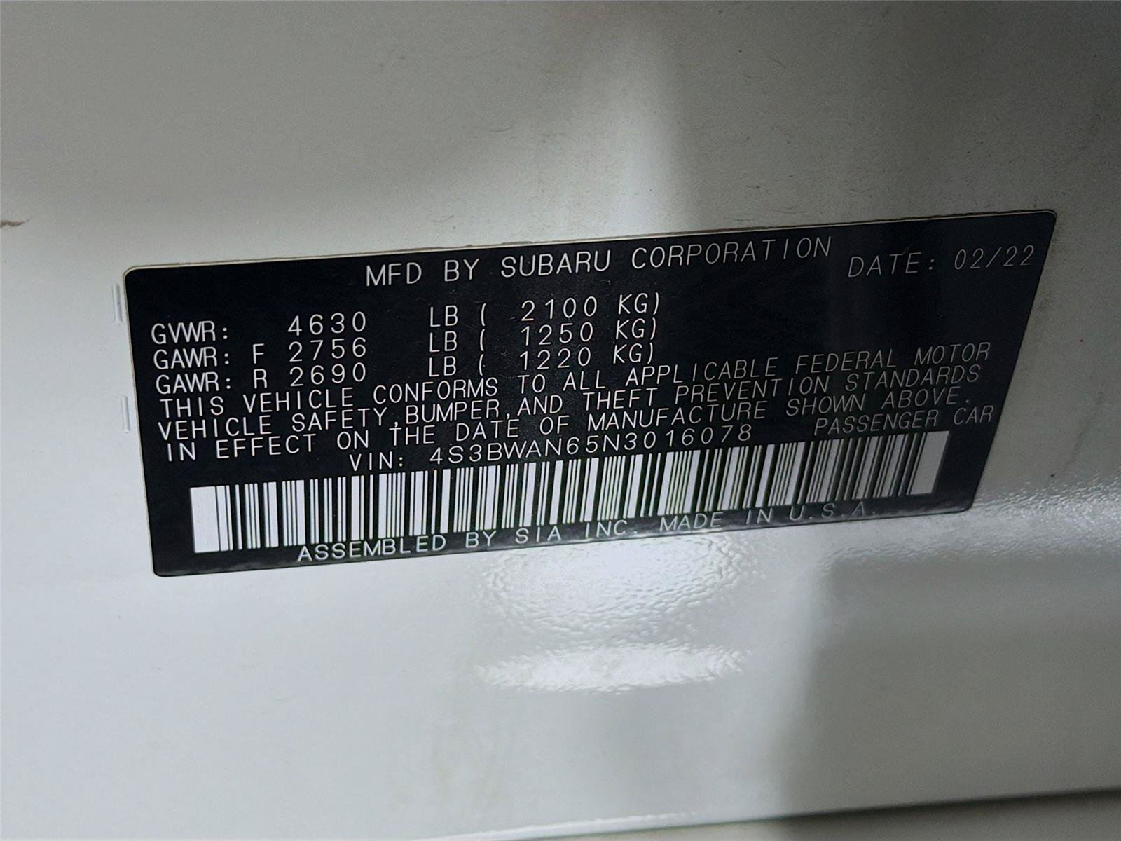 Used 2022 Subaru Legacy Limited AWD/4WD image 40