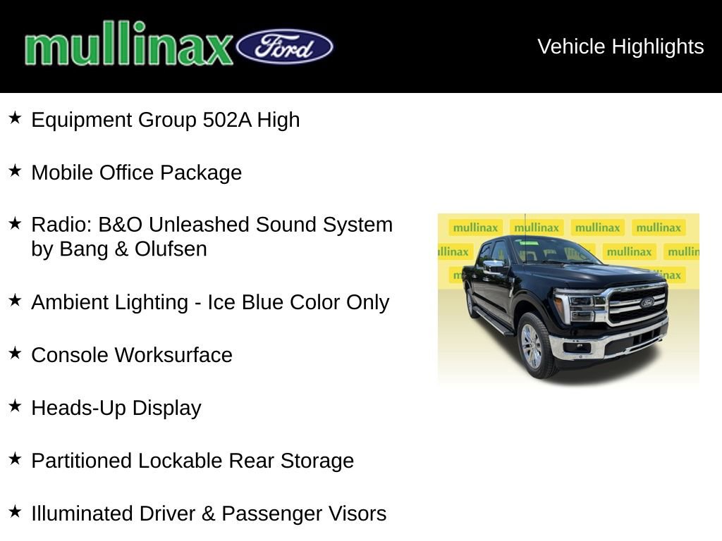 New 2025 Ford F150 Lariat w/ Equipment Group 502A High image 15