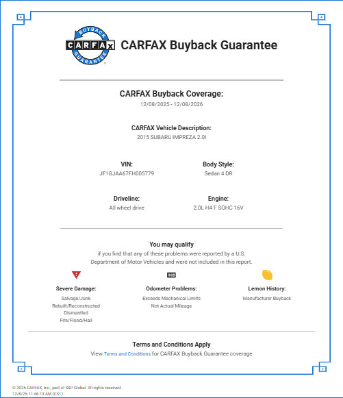 Used 2015 Subaru Impreza 2.0i image 42