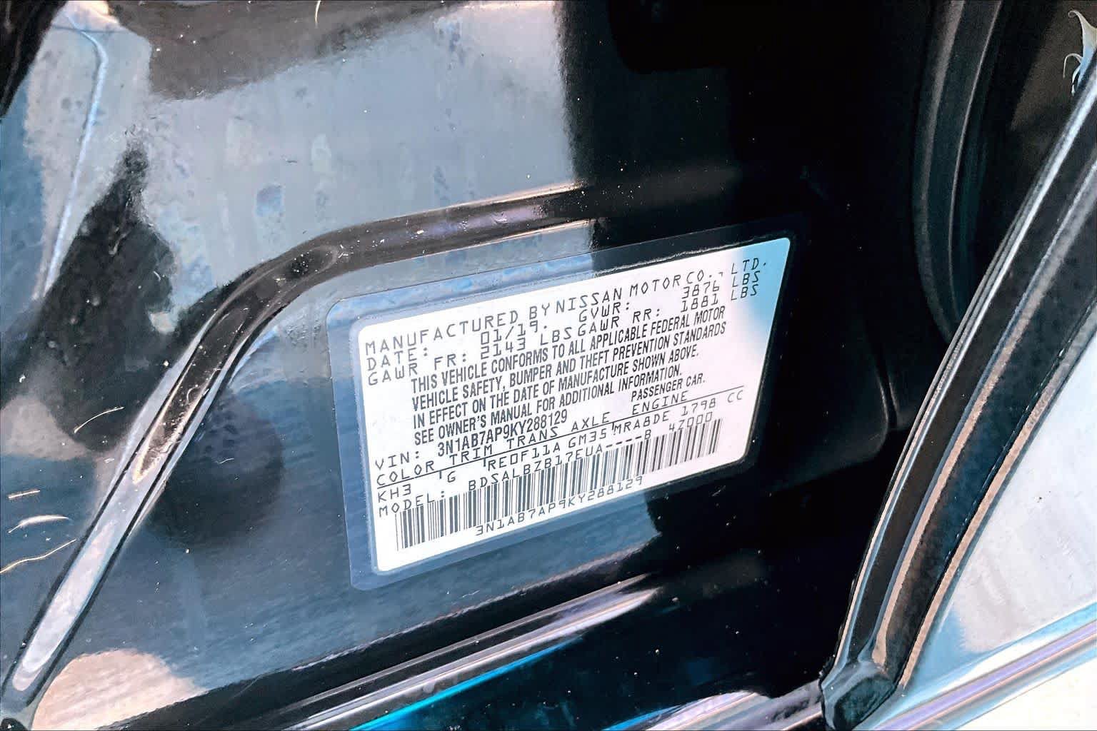Used 2019 Nissan Sentra S FWD image 34