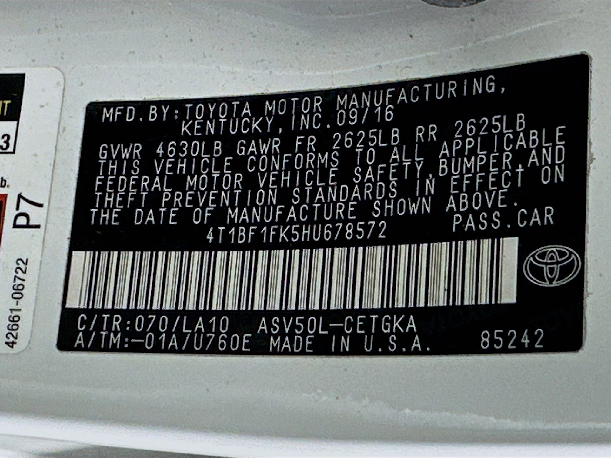 Used 2017 Toyota Camry XLE image 12