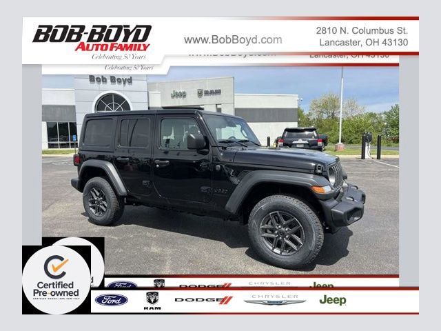 Certified 2025 Jeep Wrangler Unlimited Sport