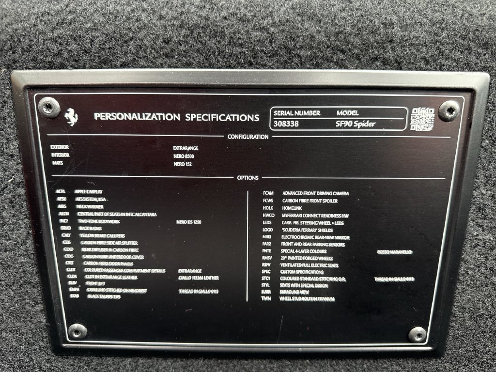 Certified 2024 Ferrari SF90 Spider AWD/4WD image 26