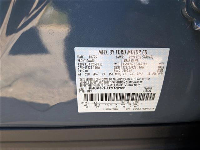 New 2026 Ford Explorer ST-Line w/ ST-Line Street Pack AWD/4WD image 17