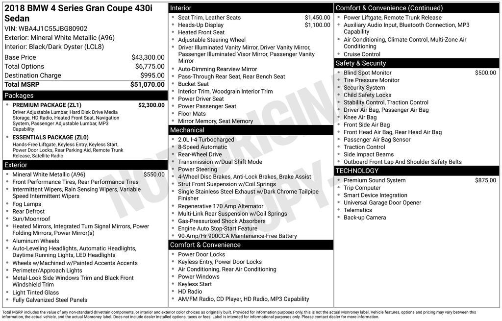 Used 2018 BMW 430i Gran Coupe image 29