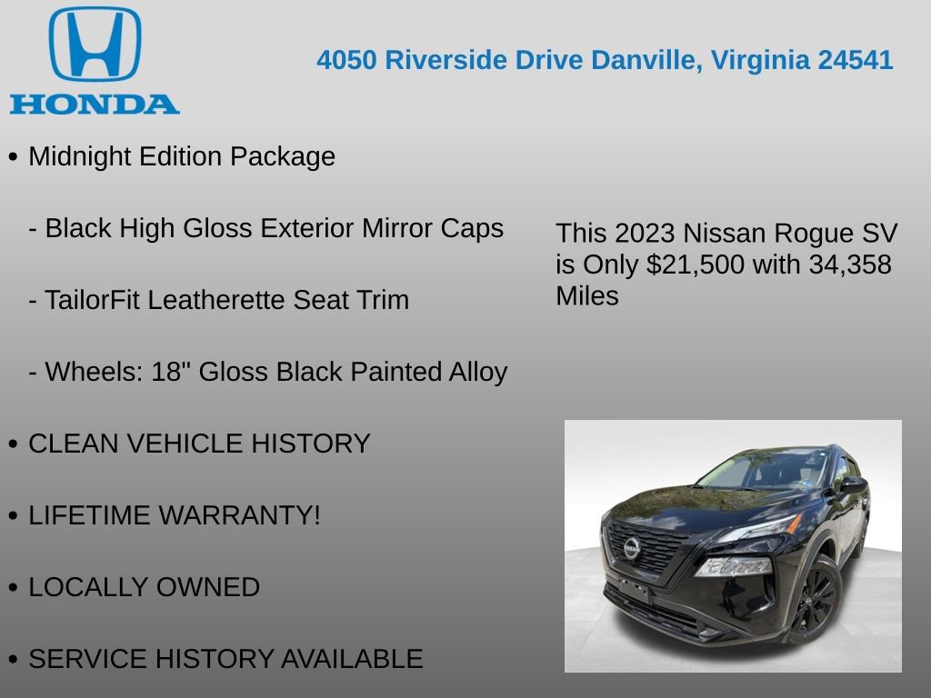 Used 2023 Nissan Rogue SV w/ SV Premium B Package image 7