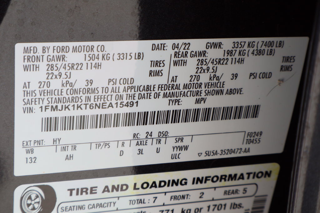 Used 2022 Ford Expedition Max Limited RWD image 39