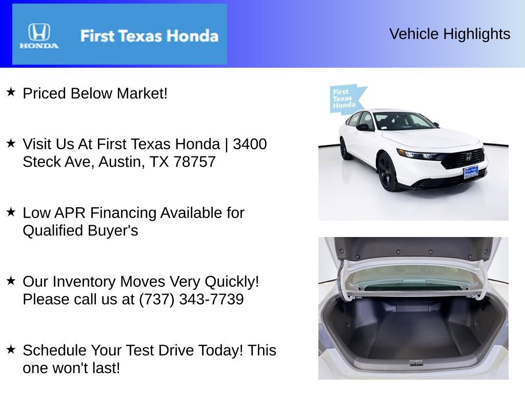 New 2026 Honda Accord Sport image 5