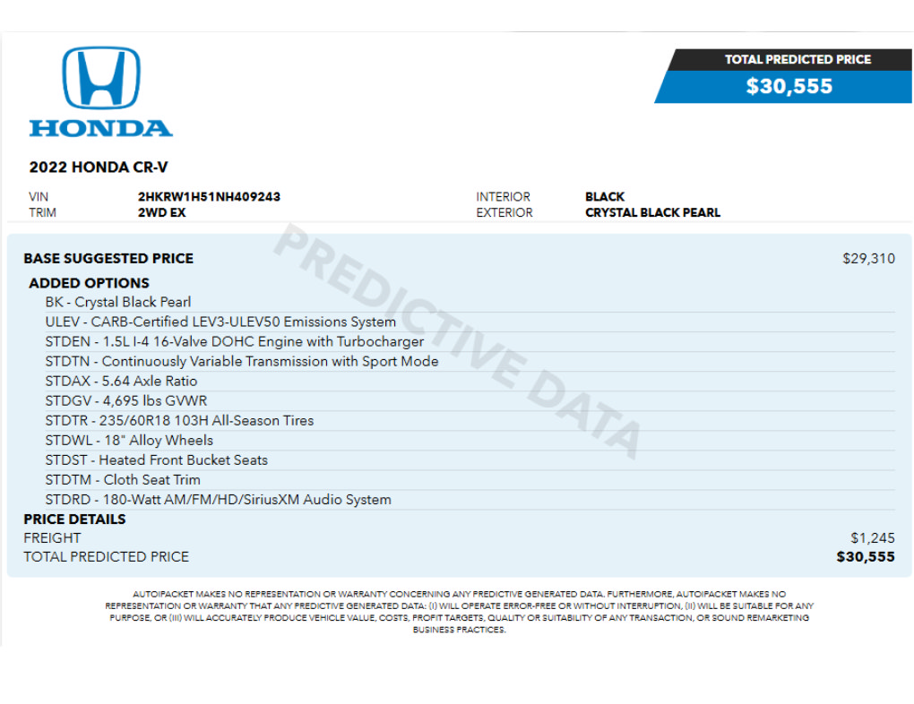 Used 2022 Honda CR-V EX image 2