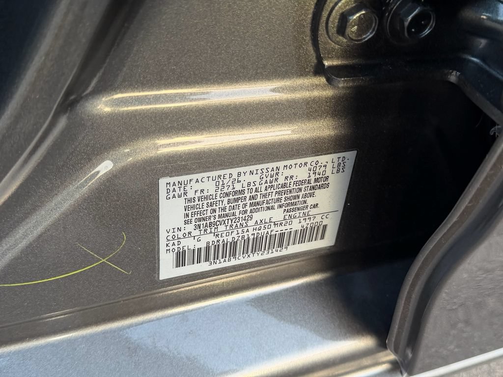 New 2026 Nissan Sentra SV w/ SV Convenience Package FWD image 12