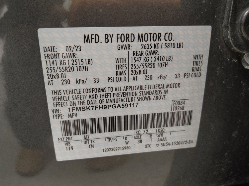 Used 2023 Ford Explorer Limited w/ Equipment Group 301A RWD image 33