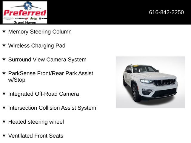 Used 2024 Jeep Grand Cherokee Limited w/ Luxury Tech Group II image 30