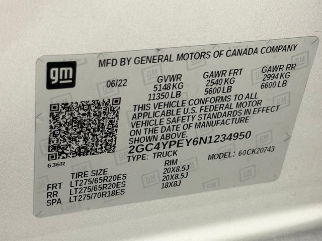 Certified 2022 Chevrolet Silverado 2500 LTZ AWD/4WD image 21