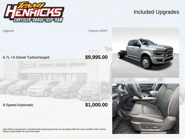 New 2026 RAM 5500 4x4 Crew Cab w/ Laramie Trim Package image 8