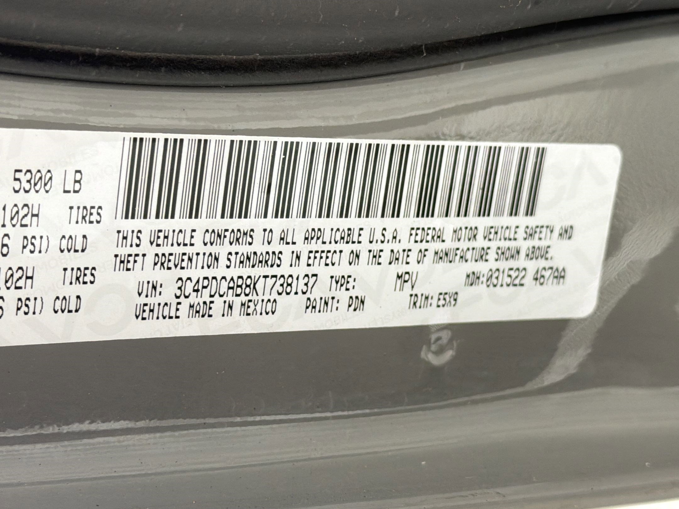 Used 2019 Dodge Journey SE FWD image 20