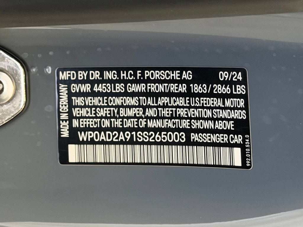 Certified 2025 Porsche 911 Turbo S AWD/4WD image 26