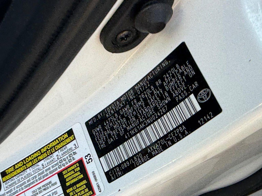 Certified 2022 Toyota Camry XSE w/ Navigation Package FWD image 28