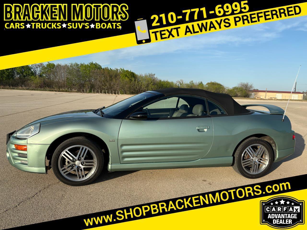 Used 2003 Mitsubishi Convertibles for Sale - Kelley Blue Book