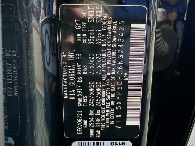 Used 2022 Kia Telluride SX w/ Nightfall Edition Package image 35