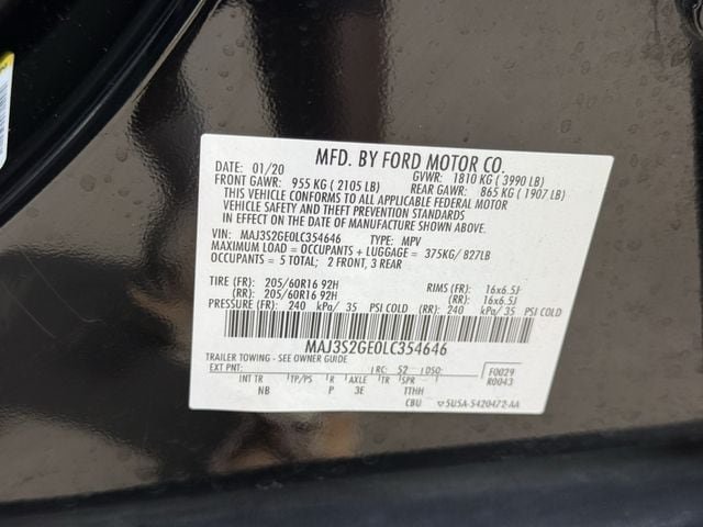 Used 2020 Ford EcoSport SE FWD image 32