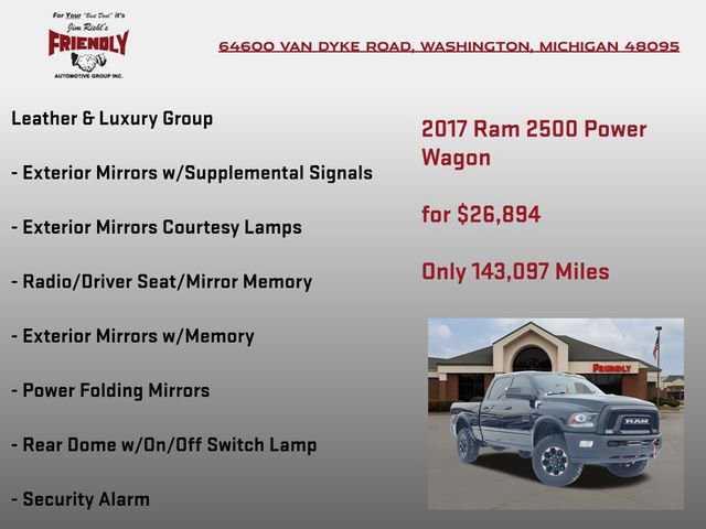 Used 2017 RAM 2500 Power Wagon w/ Leather & Luxury Group image 15