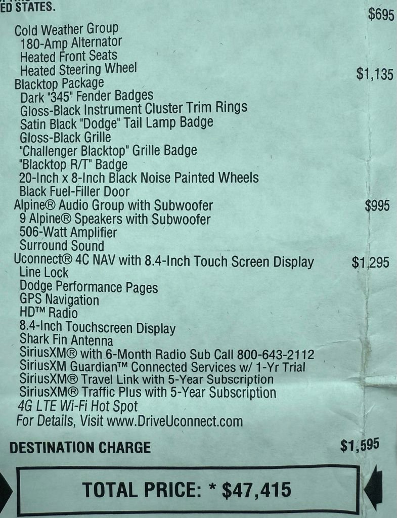 Used 2023 Dodge Challenger R/T w/ Blacktop Package image 36