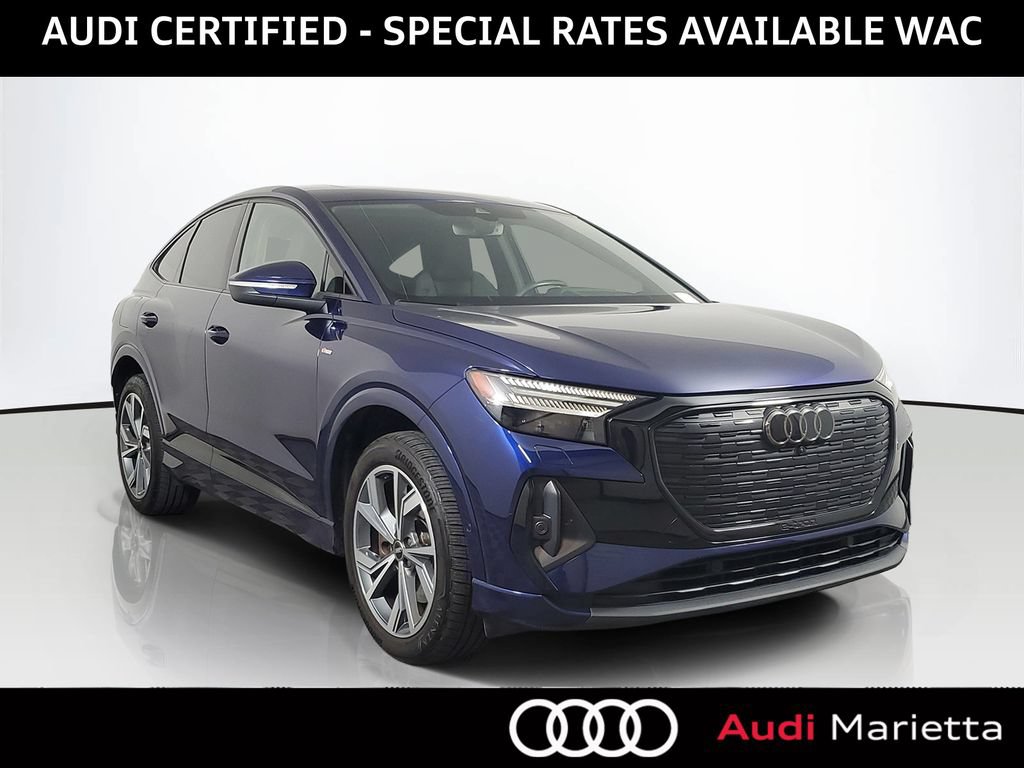 Certified 2023 Audi Q4 e-tron Prestige w/ Black Optic Package AWD/4WD image 1