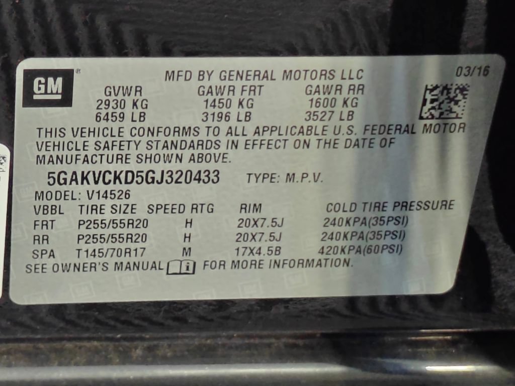 Used 2016 Buick Enclave Premium w/ Experience Buick Package AWD/4WD image 56